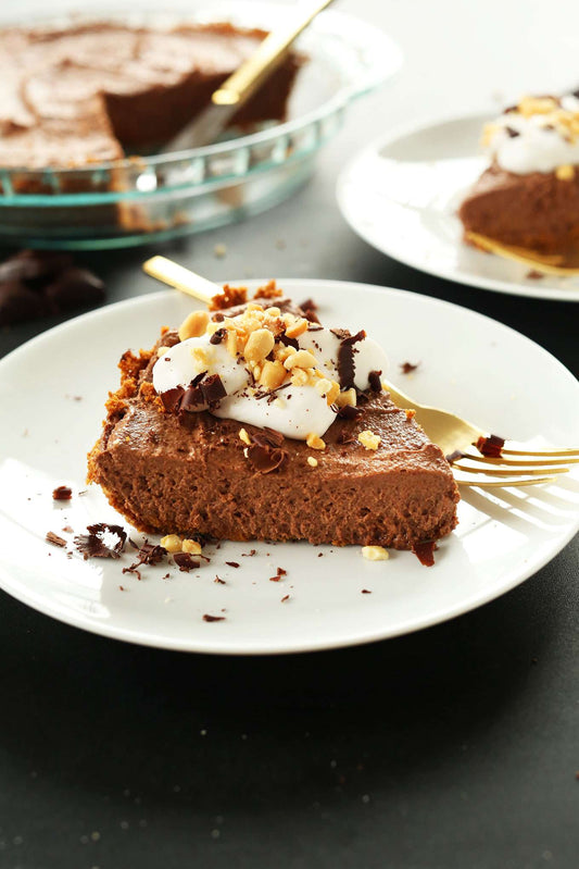 Chocolate Peanut Butter Mousse Pie