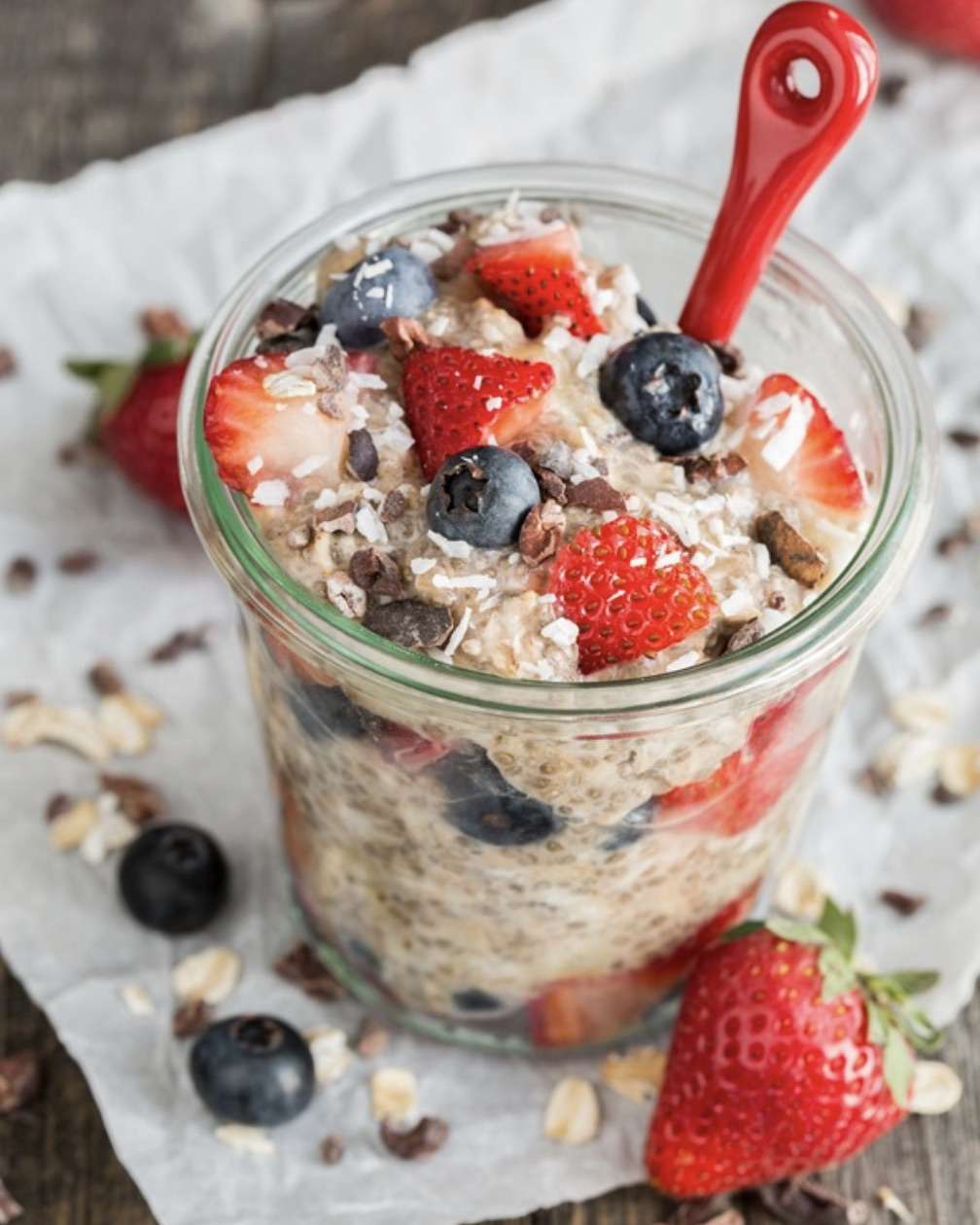Vegan Peanut Butter Overnight Oats