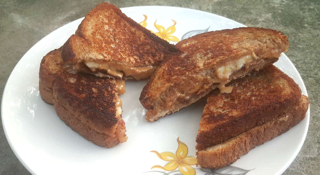 Elvis’ Grilled Peanut Butter-Banana-Bacon Sandwich