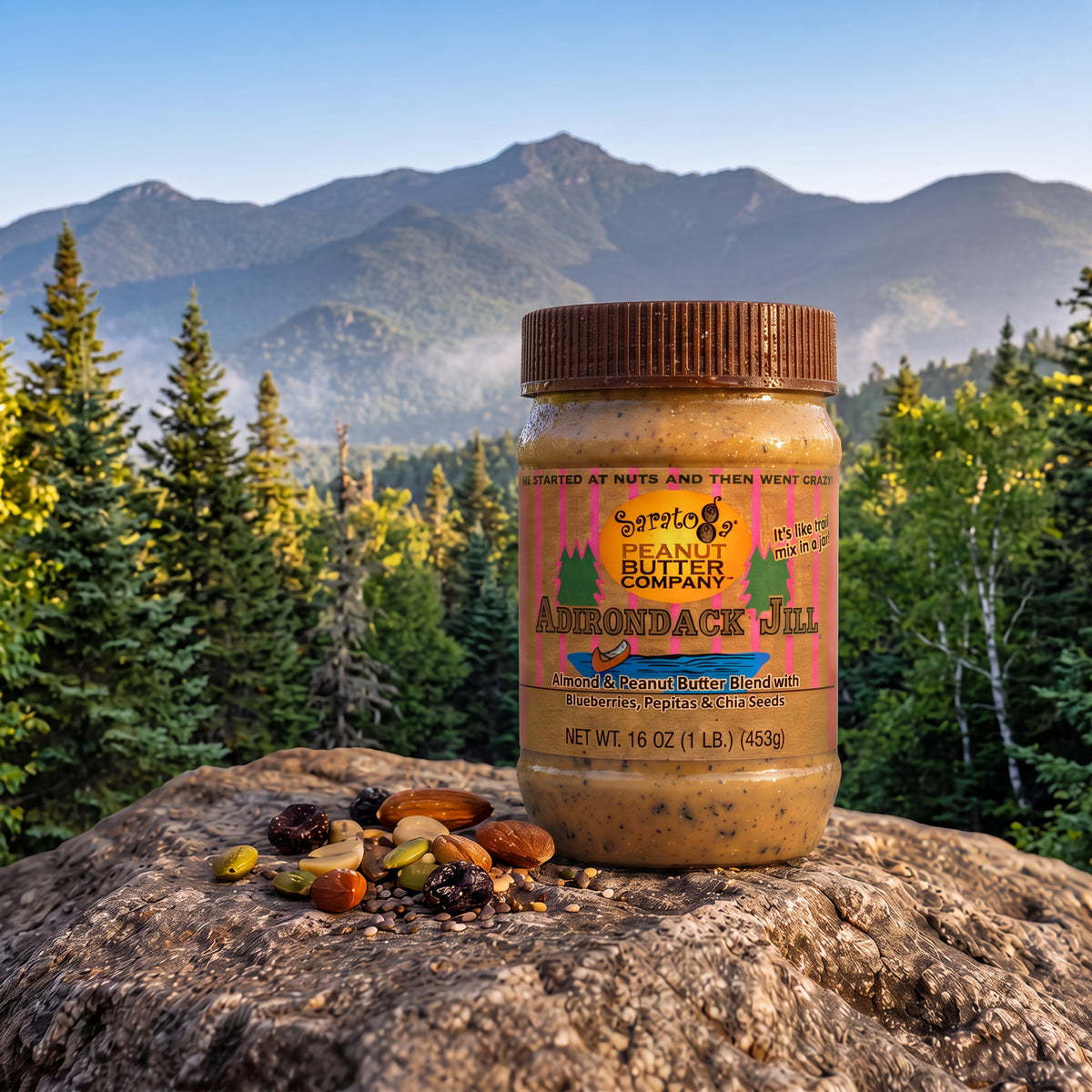 Adirondack™ Jill – Trail Mix Almond & Peanut Butter Blend with Blueberries