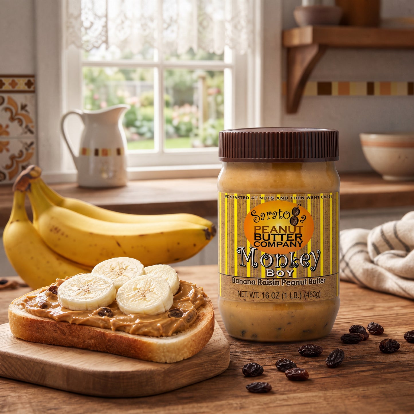 Monkey Boy - Banana Raisin Peanut Butter