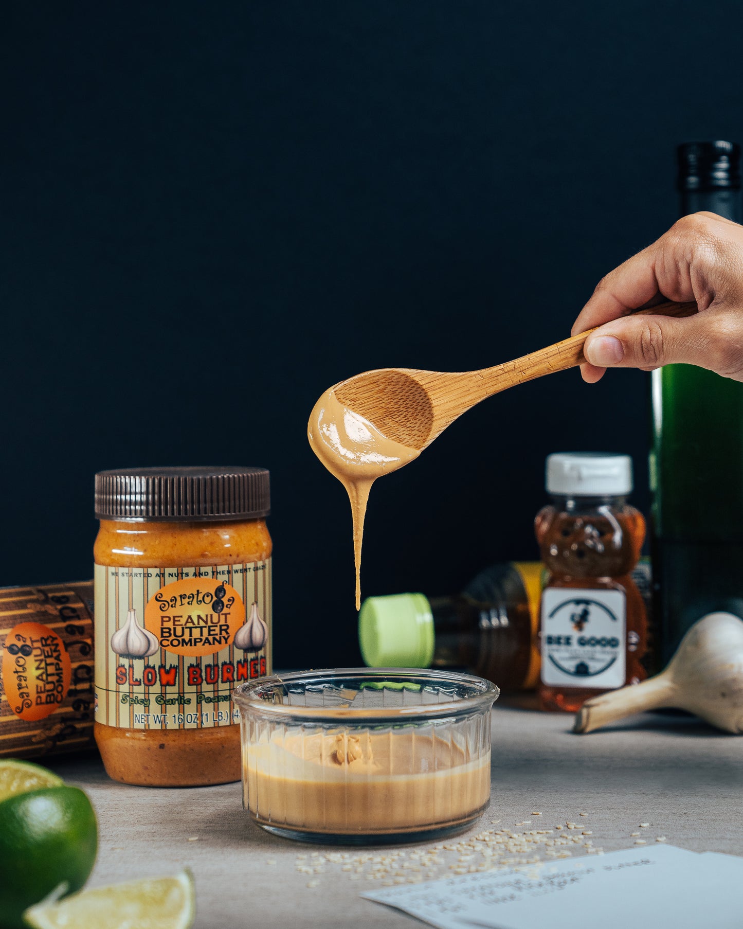 Slow Burner – Spicy Garlic Sriracha Peanut Butter